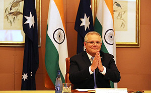 印度、澳洲建立全面戰略夥伴關係  加強軍事合作