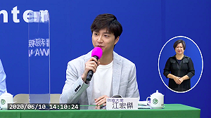 武漢肺炎》桌球好手江宏傑合體指揮中心！擔任防疫新生活宣傳大使