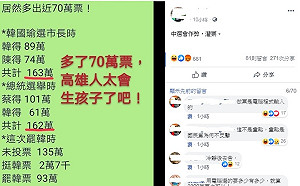 罷韓多70萬票？韓粉超狂算法酸「太會生了」 Wecare高雄：直接檢舉