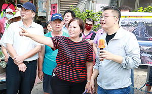 爭取2400萬元讓梧棲文昌路文華街整平  蔡其昌：提升觀光門面