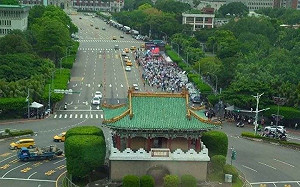 凱道挺韓遊行空拍曝光　網友驚呆：說好130萬韓粉呢？