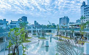 微解封》台南河樂廣場明起有條件開放500人  不開放涼亭、籃球場