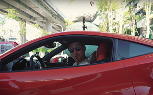 藝人爽開超跑無掛牌遭攔嗆警 高調拍下國道競速「車速全打馬賽克」