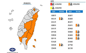 北高.宜花東.南投高溫飆36度  連假出遊慎防熱傷害