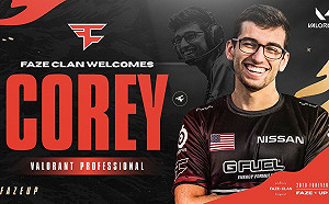 成功上岸！Corey正式加入FaZe《特戰英豪》戰隊