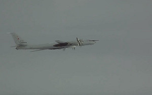 (影)本月第4度 美戰機阿拉斯加外海攔截俄偵察機