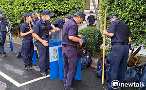 意圖違法號召脫序闖立院者  警政署：依法究辦