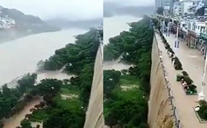 長江流域連31天暴雨預警 中國官員「溫馨提示」：4樓以下做好準備