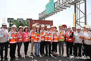 台南第四條東西向快速道路加速趕工 蘇貞昌南下視察