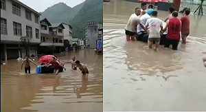 雲南連日暴雨！孕婦被迫輪胎上產嬰 為孩取名「水生」