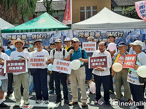 司改團體靜坐第8天 蘇煥智：綠否決陪審制「自毀黨綱自打臉」