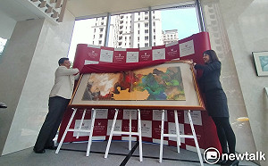 「四季澄懷」彩墨展 日月千禧推同名款藝術甜點  驚豔味蕾與視覺