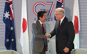 南海兩端聯手抗中  日澳虛擬高峰會推動多項合作