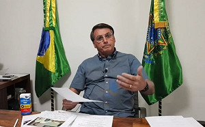 巴西總統確診3天開直播 猛誇爭議藥羥氯奎寧治療有效