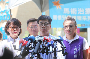 江啟臣大打貪汙牌  陳其邁：面對黨紀及抄襲才是主席要加油的事