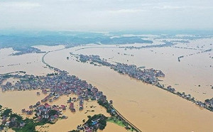 鄱陽湖破1998年水位！江西九江市駁撤離傳言 宣稱2千青年返鄉抗洪