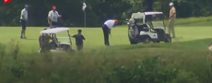 (影) 上班打高爾夫球又被抓包！川普牽拖：他打得比我還兇....