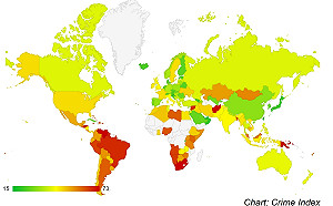 「全球犯罪率排名」結果公布  台灣安全指數勇奪全球第二