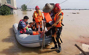 中國洪水氾濫！433條河流超警戒 3873萬人次受災
