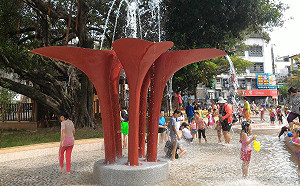 帶小孩放電去！桃園9座公園開放戲水玩噴泉