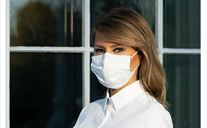 超美第一夫人！  川普賢妻也帶口罩  呼籲國人秋季打贏防疫戰爭