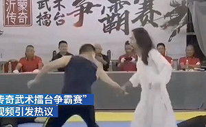 用毛筆「擊倒4壯男」！中國超扯擂台爭霸影片瘋傳遭公安調查
