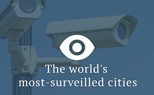 英：全球7.7億監視器54%在中國 北京、上海破百萬個