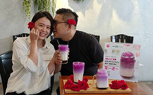 挺屏東玫瑰花農與酪農 「甜蜜賴在一起」這樣搭