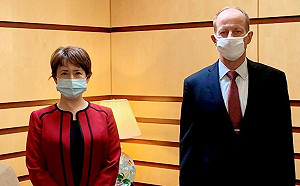 駐美代表蕭美琴 拜會美亞太助卿史達偉