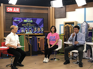 直播節目針鋒相對！ 李眉蓁、王浩宇互問倒對方