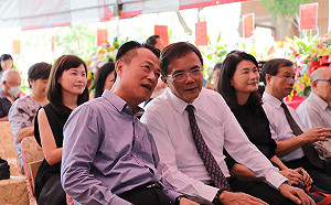 嘉義縣鹿仔草書畫詩話聯展  翁章梁、蔡碧仲共賞