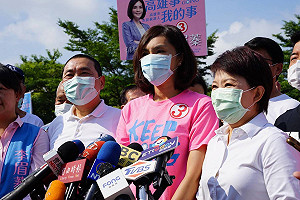 國民黨大咖接力南下相挺  陪李眉蓁掃街爭取民眾支持