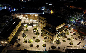 嘉義新地標！市立美術館夜景美翻 9月試營運