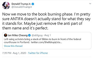 介入美國選舉新手段？俄媒狂推美左翼焚燒聖經與國旗畫面