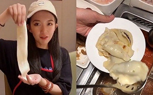35萬網紅「在海底撈包餃子」狂挖食材教學  網轟爆：要不要做桌年夜飯