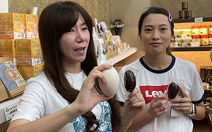 韓導鵝蛋助孕說助攻!   嘉義縣農會送鵝蛋促銷農產品