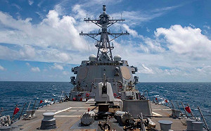 今年第8度！聯合日本演習後 美驅逐艦通過台灣海峽