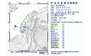 六甲斷層帶動了？地震測報中心：不排除更大的地震