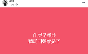 什麼是舔共?館長諷:聽馬叫聲就是了 一小時一萬多人按讚