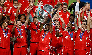 足球／拜仁破紀錄11場不敗奪歐冠　隊史第2次成就三冠王