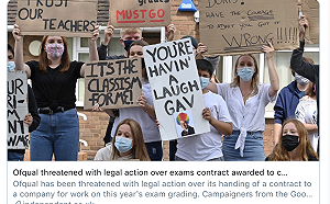 Algorithms篩選出問題 英升大學學生抗議分數不公