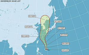 颱風梅莎轉中颱  31日起最接近台灣