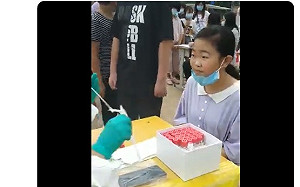 中國糊弄人檢測影片瘋傳 網罵騙錢來了官方喊冤