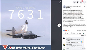 台飛官30年前彈射逃生2次 英商補紀念註記中華民國