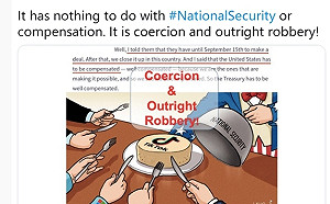 推文配了張漫畫  華春瑩 :「這是脅迫和公然搶劫！」