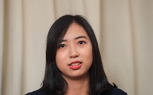 台大開學典禮 聽障生杜玟萱勉新生撕下標籤