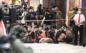 港人爭民主遊行近百人被捕 跨國國會聯盟聲援