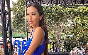 S曲線凍未條！薔薔轉身掉出「超渾圓蜜桃」 網嗨：屁股好厲害