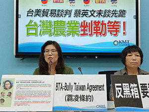 台美簽BTA恐成農民夢魘 國民黨團：看著美國獅子大開口