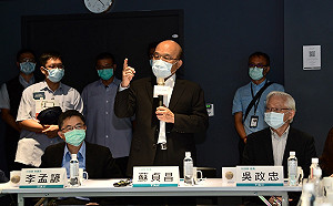 參觀台灣科技新創基地 蘇揆：政府要做好四面向